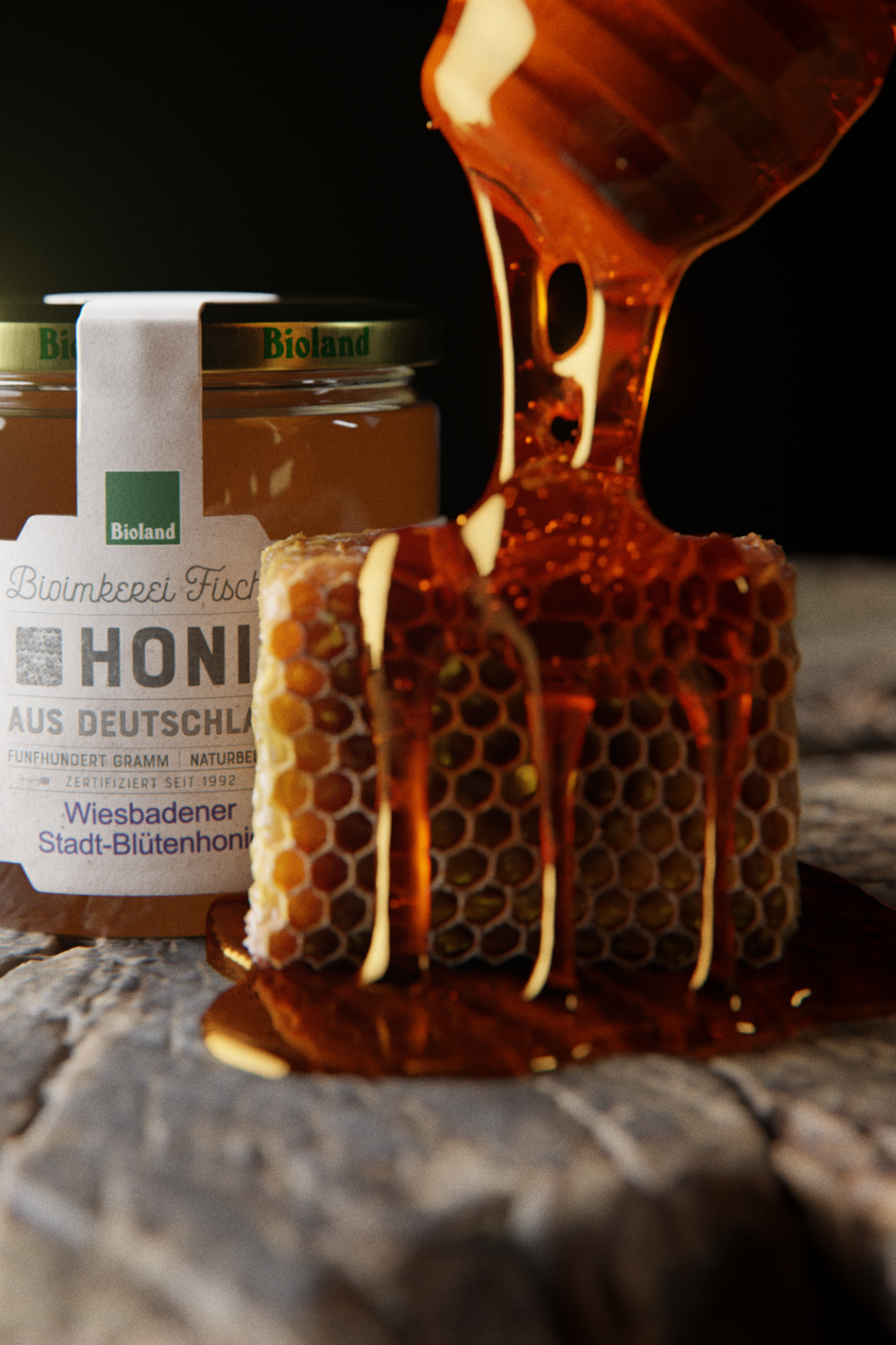 Frischer Bioland-Honig aus Deutschland - direkt vom Imker